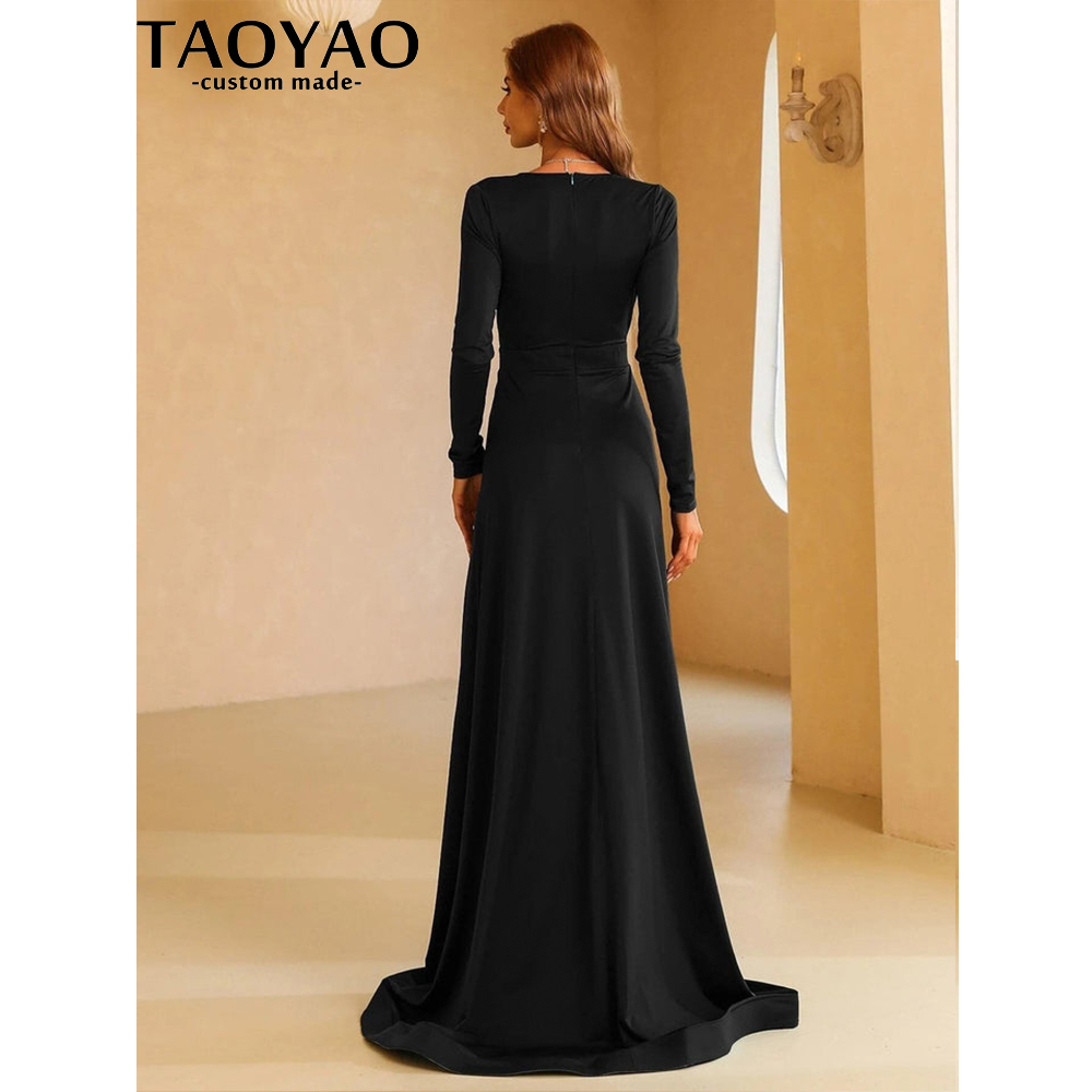 TaoYao Damen-Abendkleider, ind – Elegant Satin Evening Gown Split Bewertung und Preis