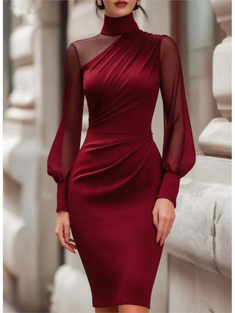 Neues Modisches Mesh-Transpare – Sexy Mesh Sheer Bodycon Dress Bewertung und Preis
