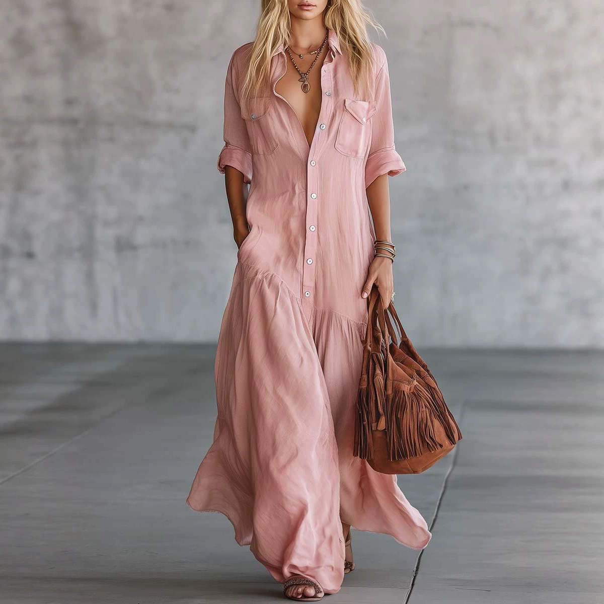 2026 Damen Sommer Baumwolle-Le – Casual Loose Linen Shirt Dress Bewertung und Preis