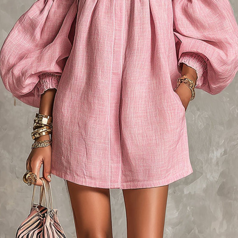 2026 Sommer Neues Schulterfrei – Off Shoulder Puff Sleeve Sundress Bewertung und Preis