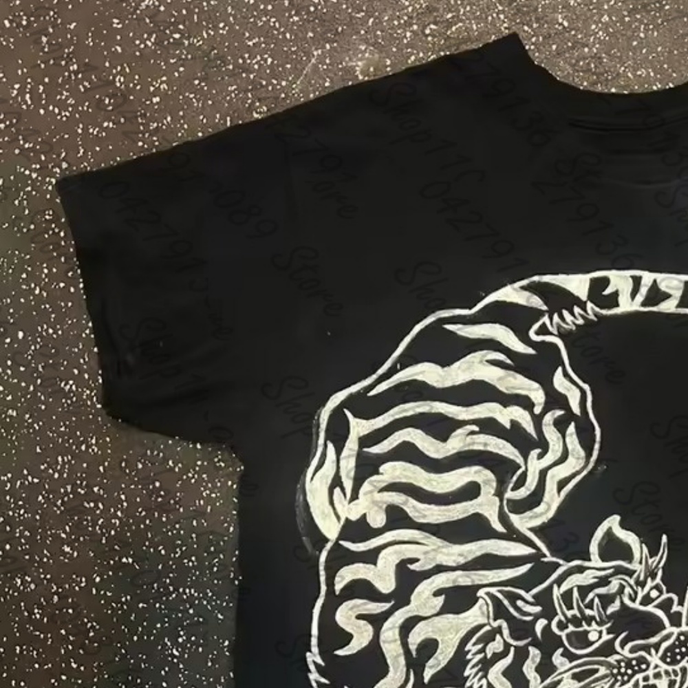Y2K-Kleidung Grunge Damenmode  – Y2K Graphic Baby Tee Crop Bewertung und Preis