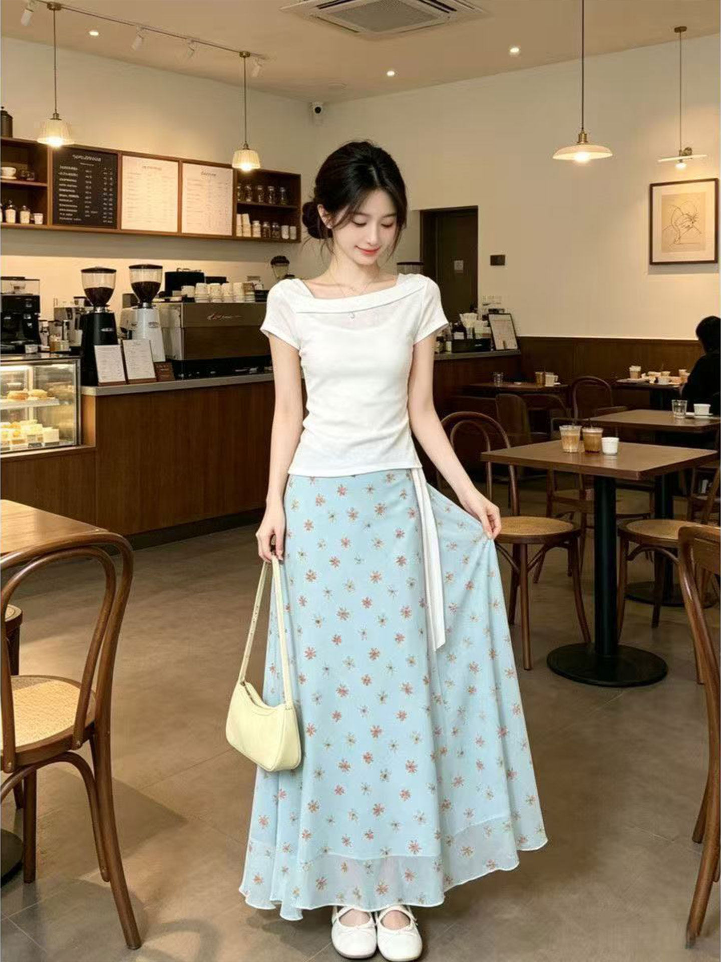 Koreanisches Design A-Linien-F – Korean Style A Line Shirt Dress Bewertung und Preis