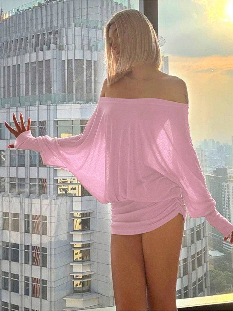 Neue Mode Off Schulter Sheer M – Sexy Mesh Sheer Bodycon Dress Bewertung und Preis