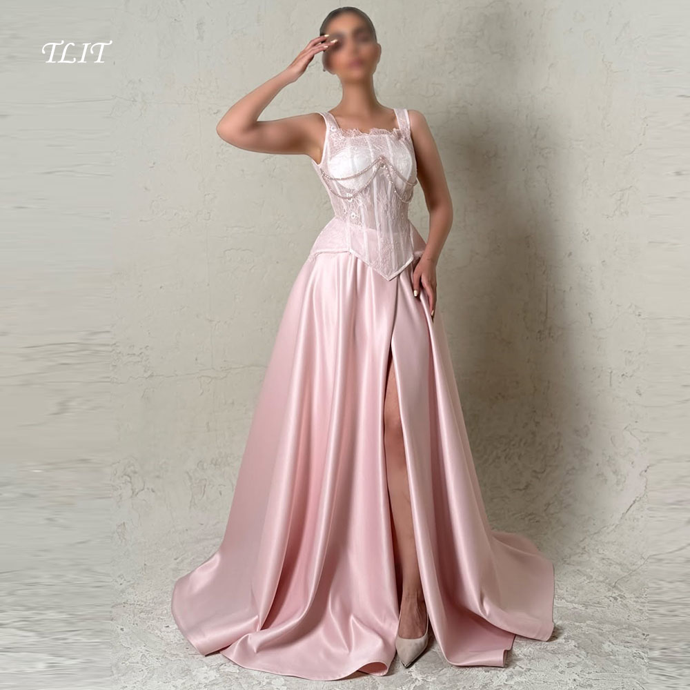 TLIT Elegante Abendkleider aus – Elegant Satin Evening Gown Split Bewertung und Preis