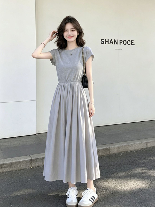 Übergröße Damen Koreanischer S – Korean Style A Line Shirt Dress Bewertung und Preis