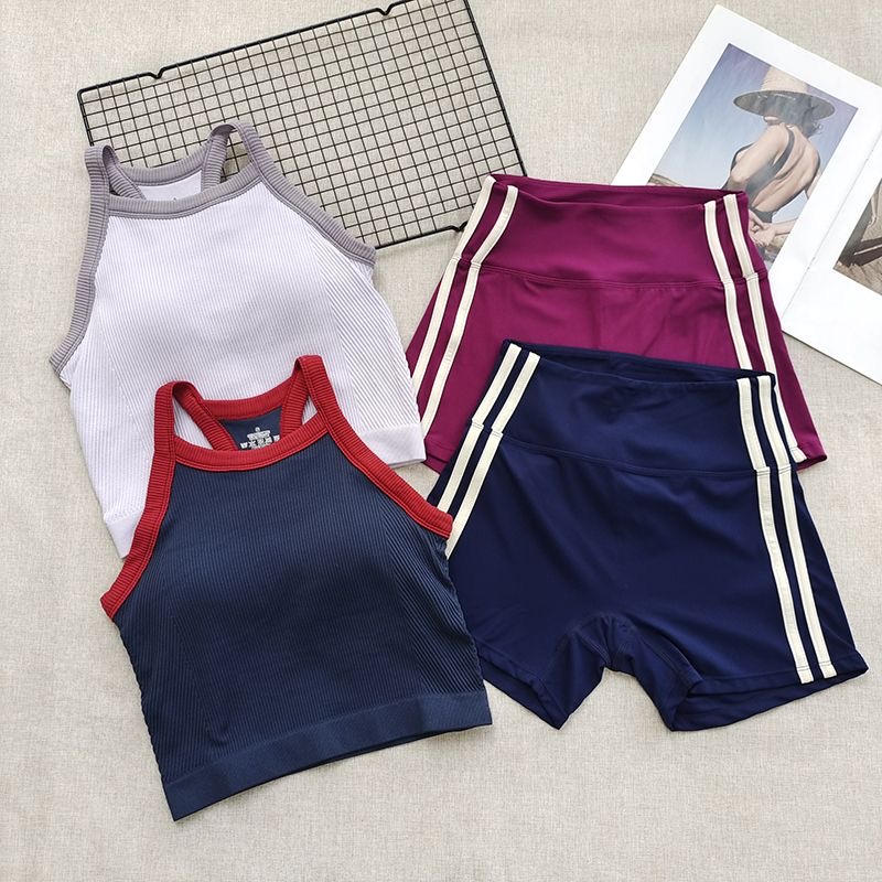 Gerippte Trainingssets für Dam – Seamless Ribbed Workout Tank Top Bewertung und Preis