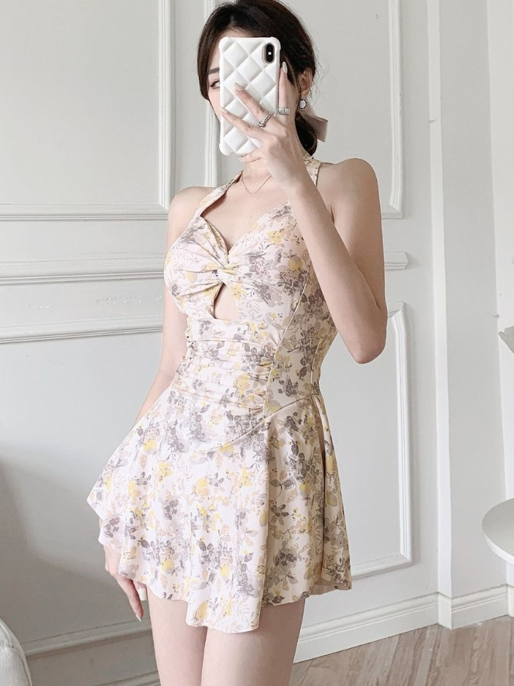 Neuer Sommer-Monokini mit Blum – Dresses Bewertung und Preis