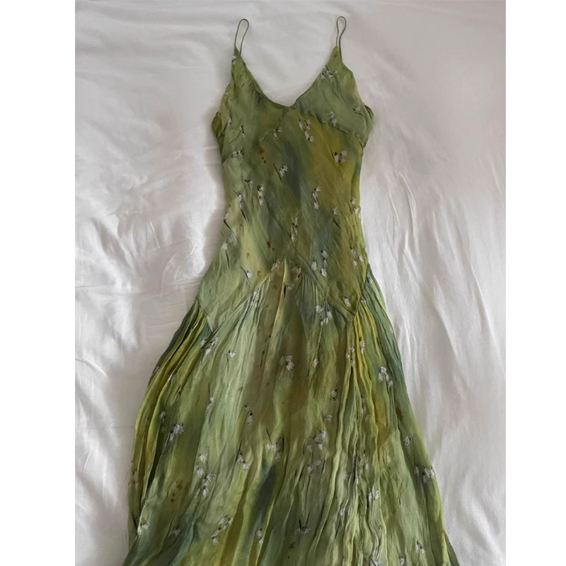 2023 Neues Vintage-Kleid mit e – French Vintage Floral Midi Dress Bewertung und Preis
