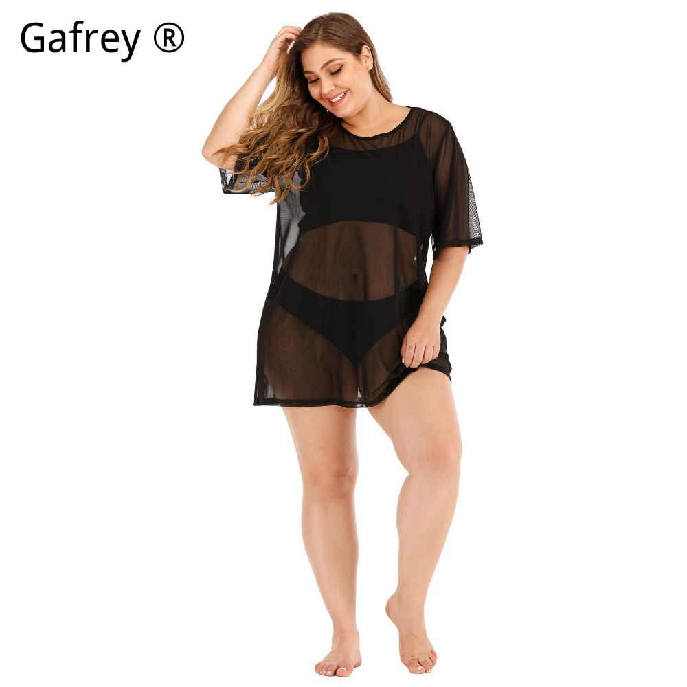 Übergröße Sexy Mesh-Strandklei – Sexy Mesh Sheer Bodycon Dress Bewertung und Preis